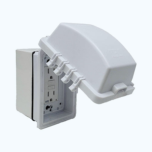 Outdoor Power Outlet Weatherproof Cover – TELLUS Networked Sensor
